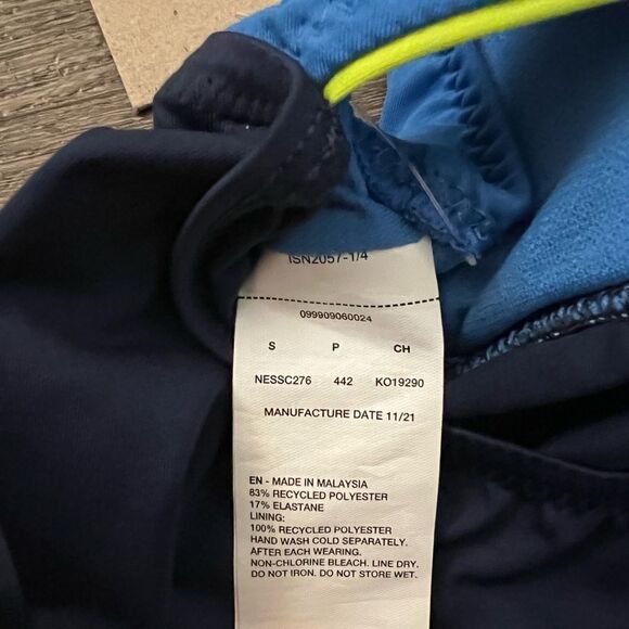 Nike Colorblock Racerback Tankini Top-Small - Picture 7 of 7